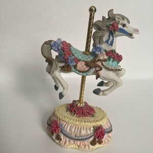 Melodies music box carousel horse